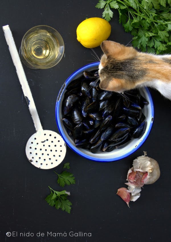 mejillones en salsa