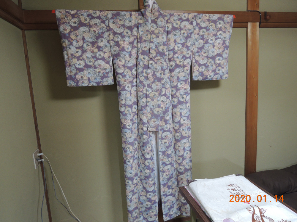 着物のお仕立てお直し承ります 長着を羽織に