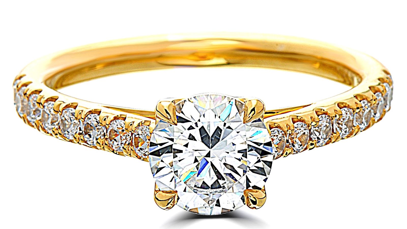 18k Yellow Gold Engagement Ring Yellow Choices