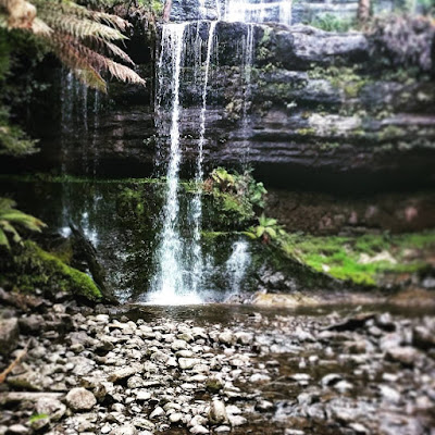 Waterfall at Mount Field National Park in Tasmania