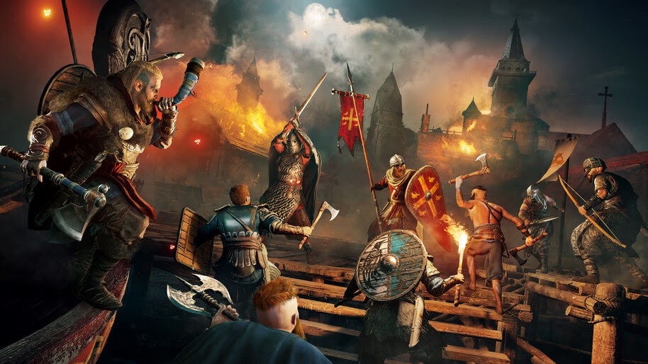 Assassin's Creed Valhalla, Eivor, Viking, Battle, Screenshot, 4K, #7.1982