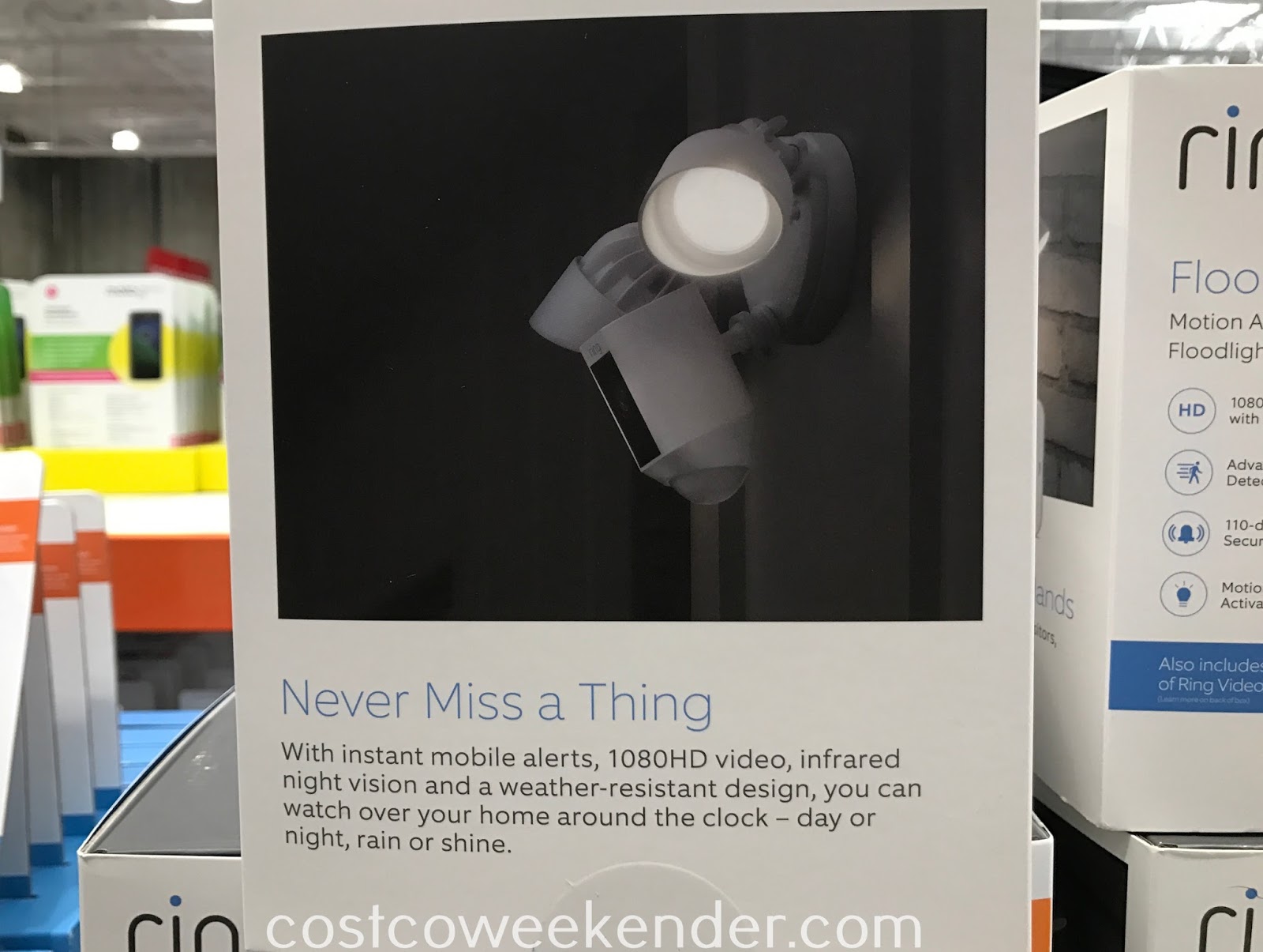 Ring Floodlight Camera and Chime Pro Costco Weekender