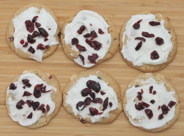 White Chocolate Cranberry Cookies | WhatchaMakinNow.com