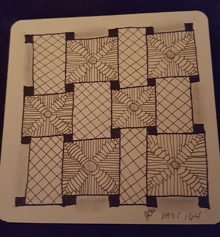 Tickled To Tangle: "It's a String Thing" #164 Tiles