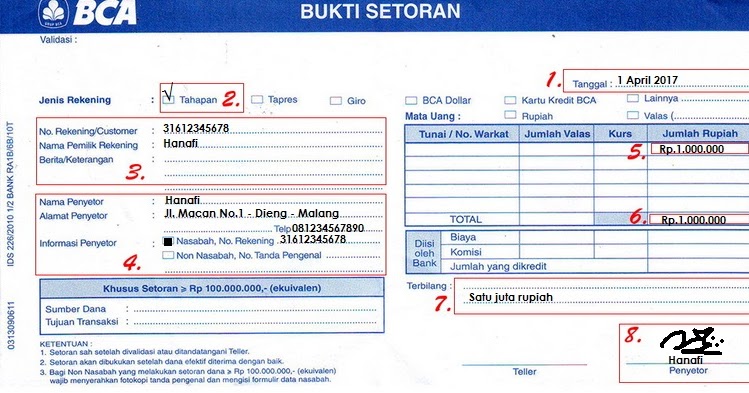 2 Cara Menabung Di Bank Bca Lewat Teller Dan Mesin Setor Tunai Cdm