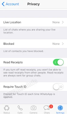 Touch ID IOS Settings