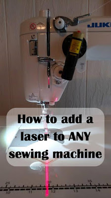 How to add a laser to your sewing machine