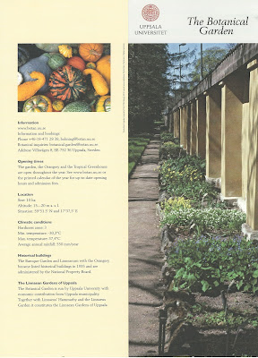 The Botanical Garden Brochure.