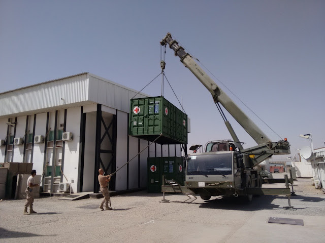 Continúan los trabajos en Camp Arena para completar el repliegue de Afganistán