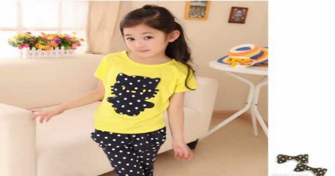 Model baju kaos untuk anak perempuan umur 9 tahun Jaman