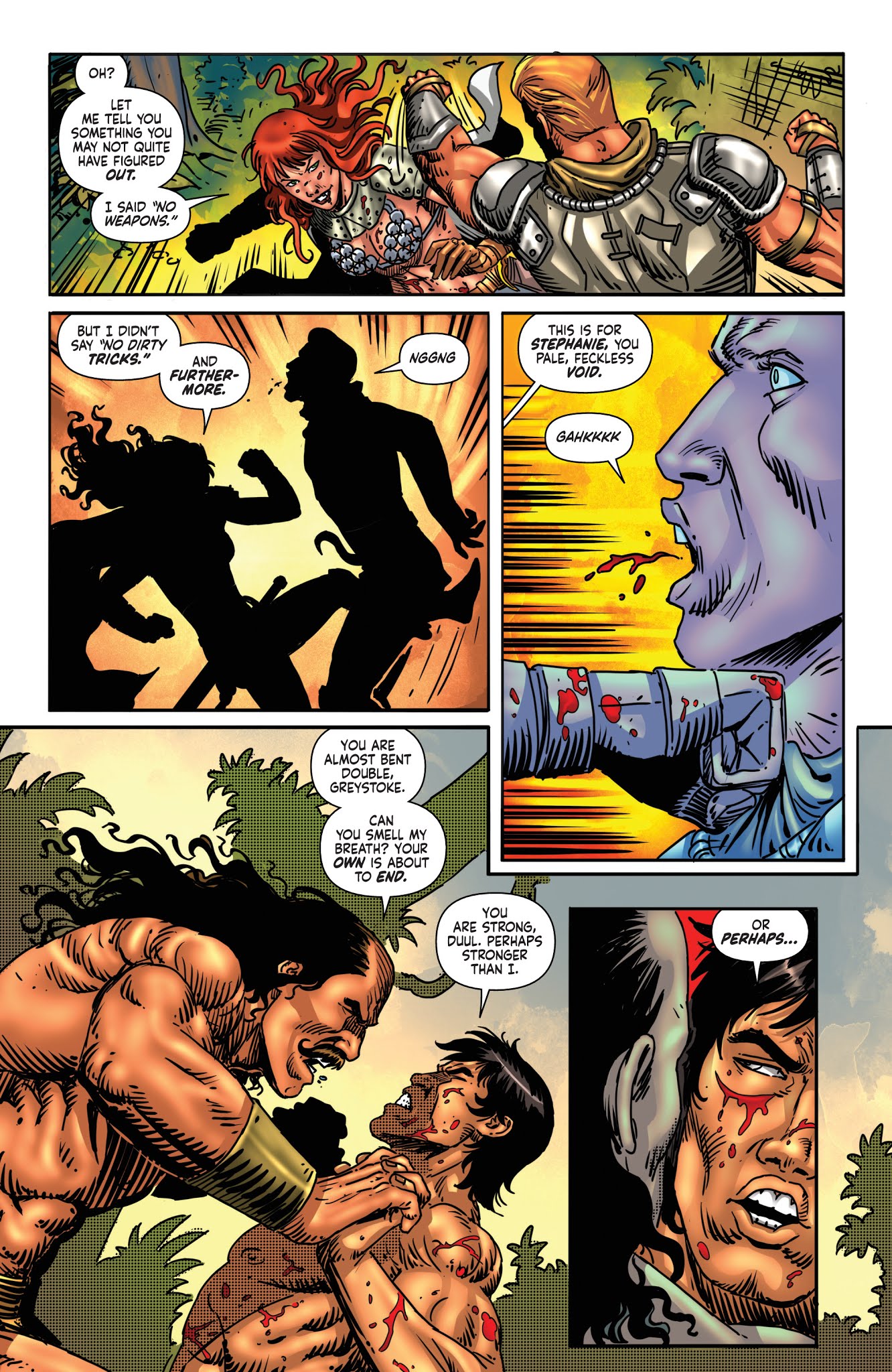 Read online Red Sonja/Tarzan comic -  Issue #6 - 24