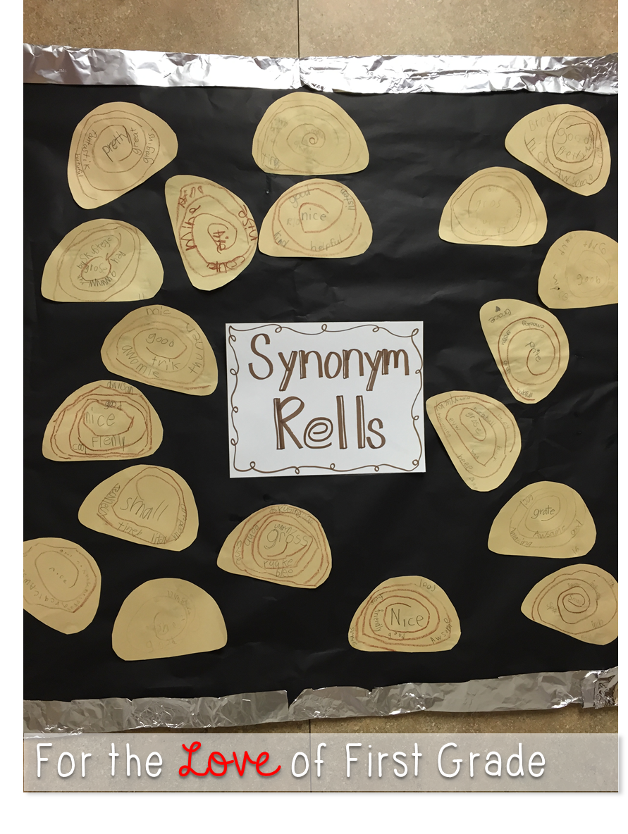 For the Love of First Grade Cinnamon or Synonyms?