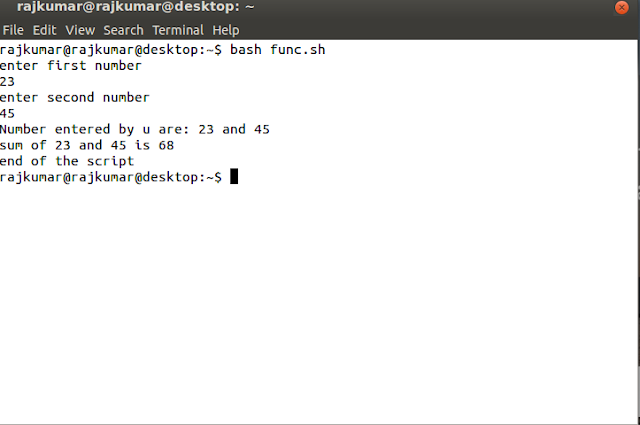 Shell Script to add two numbers by the use of Function | It's All About ...