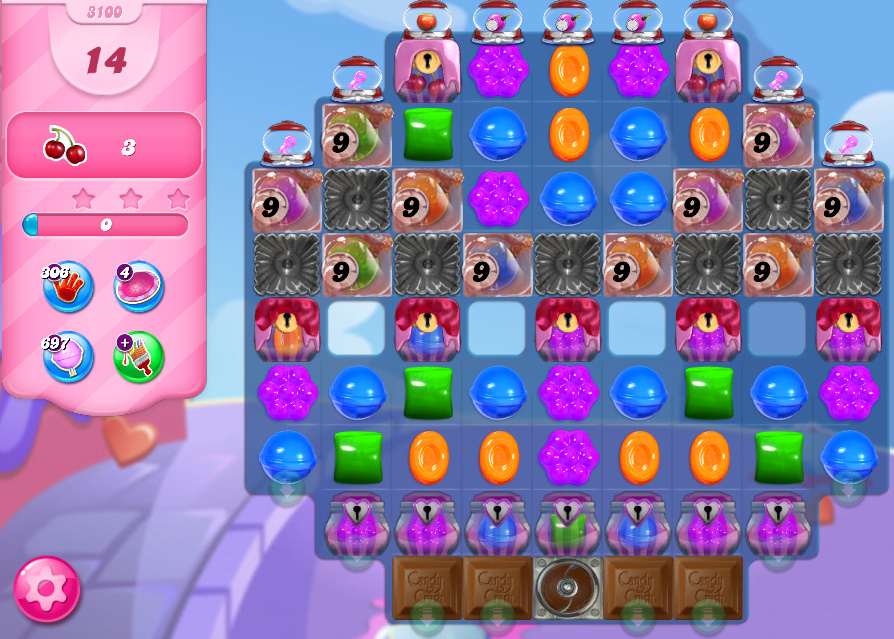 Candy Crush Saga level 3100 Candy Crush Saga level 3100