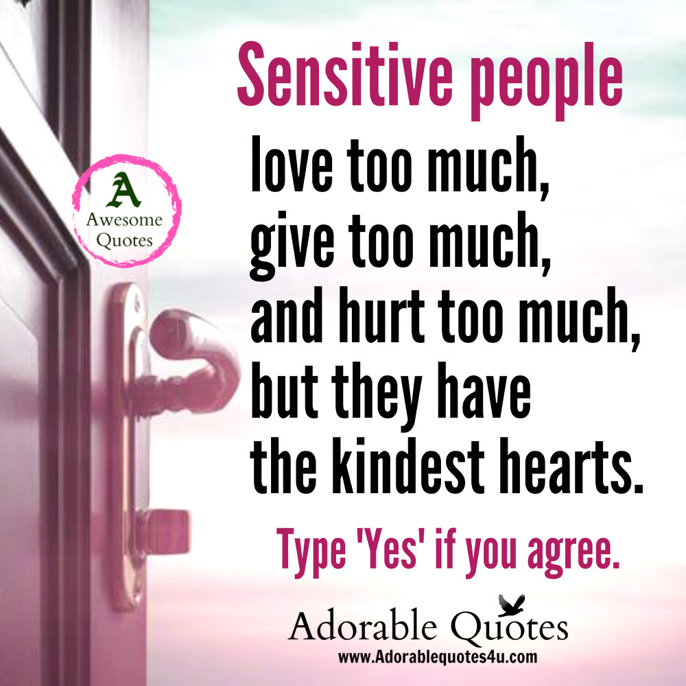 Sensitive People “
