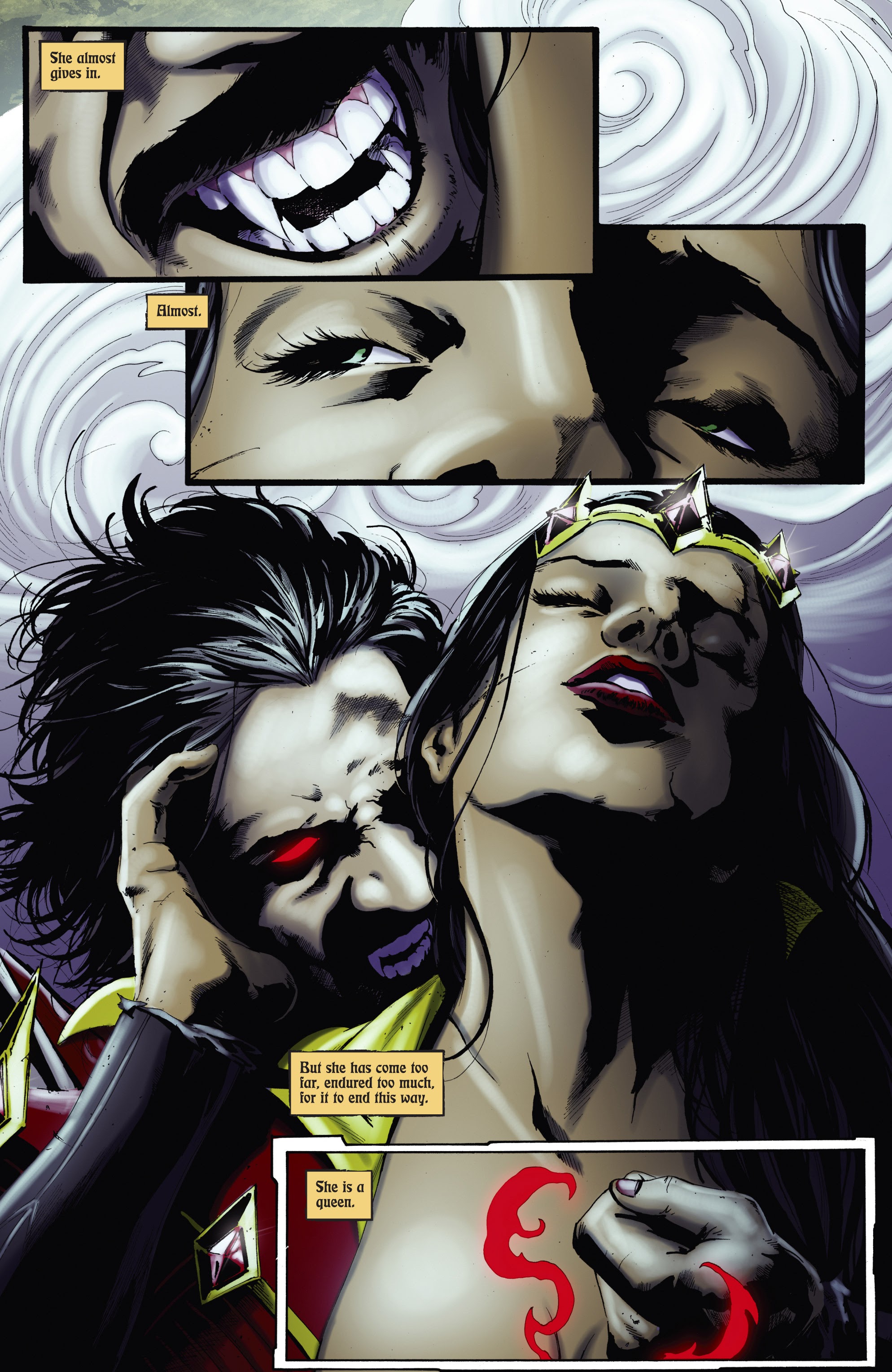 Read online Blood Queen Vs. Dracula comic -  Issue #4 - 4