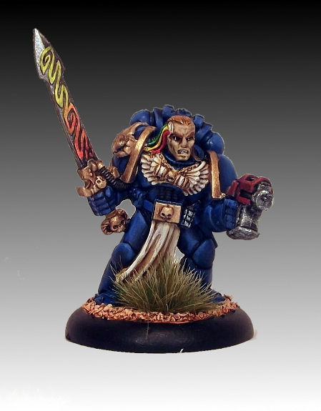 Miniatures for Roleplaying: Space Marine Librarian painted