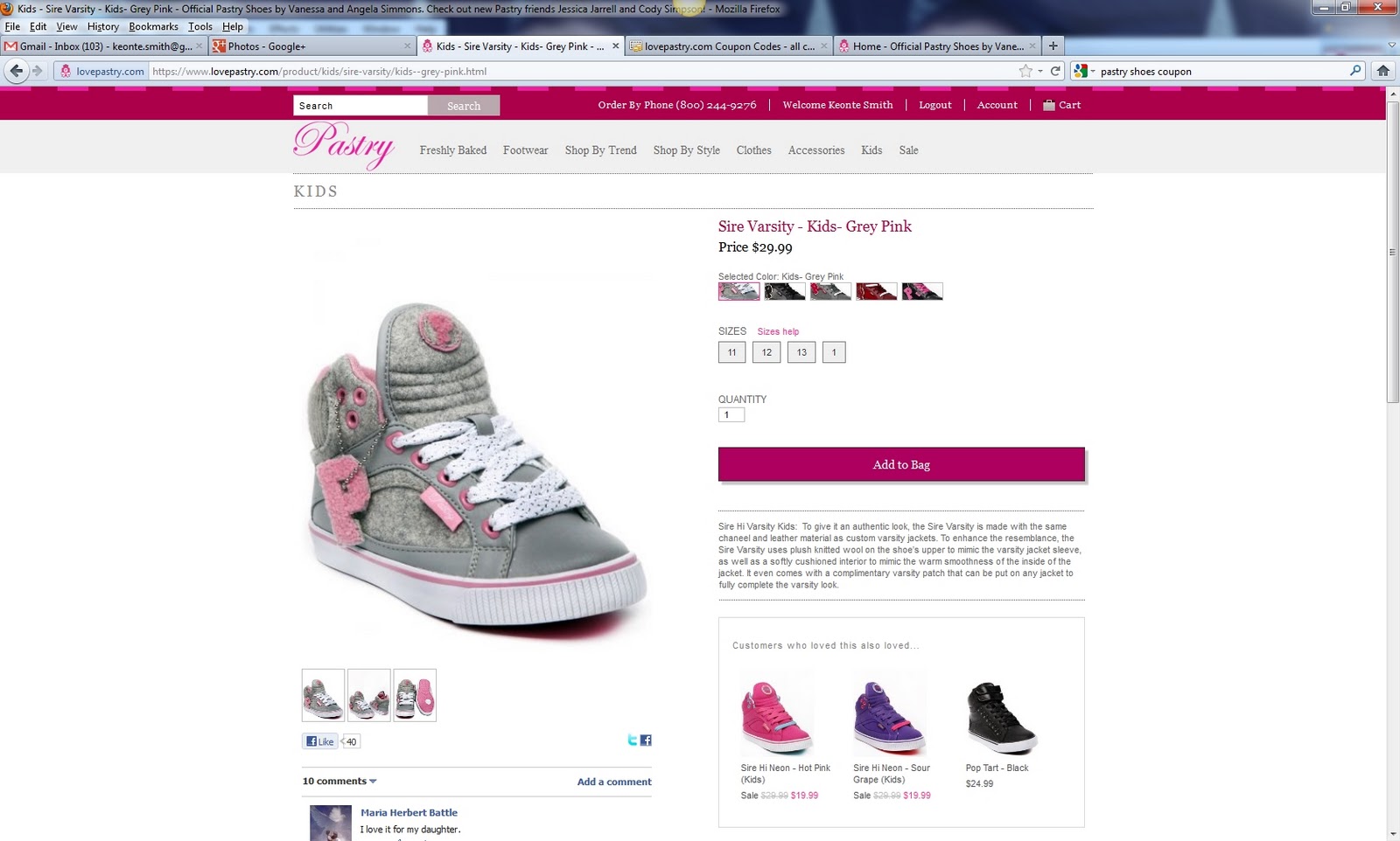 pastry shoes price