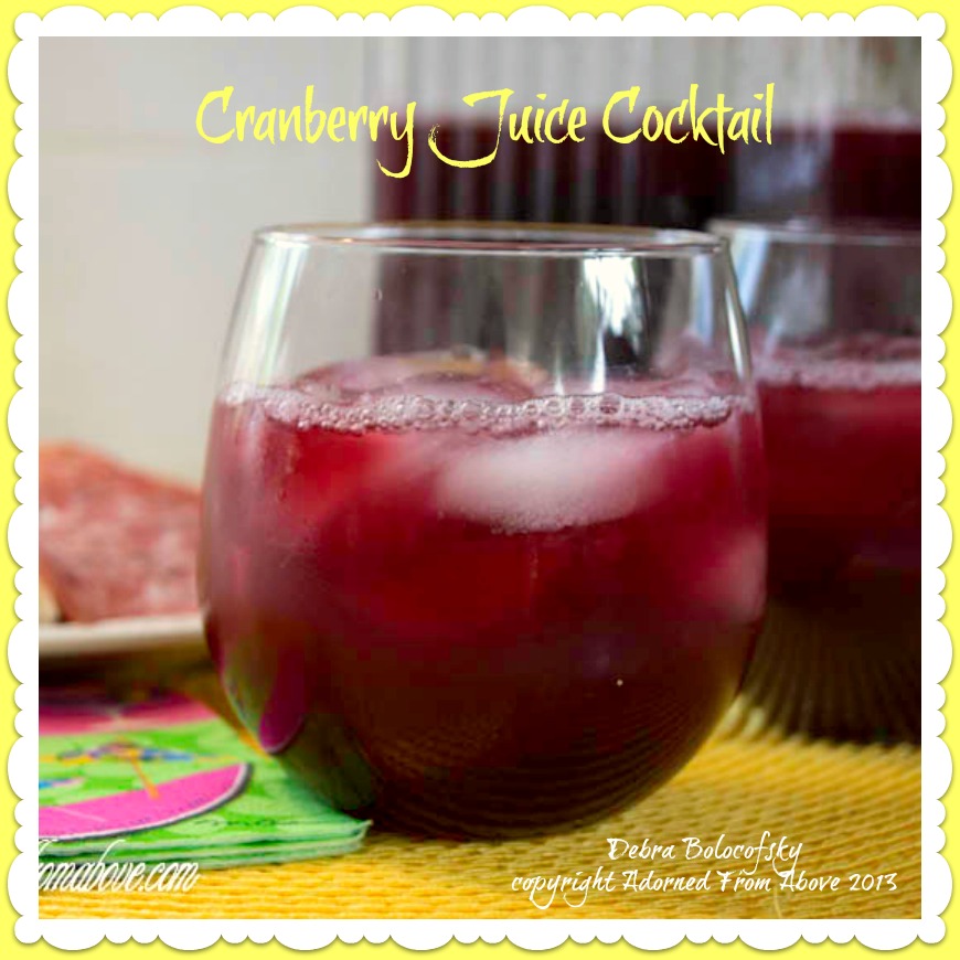 Adorned From Above: Cranberry Juice Cocktail from The Settlement Cookbook Adorned From Above: Cranberry Juice Cocktail from The Settlement Cookbook