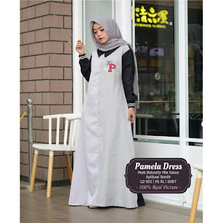SB Pamela Dress Jual Baju Busana Muslim Pamela Dress