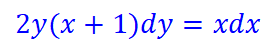 https://www.mathuniver.com/2019/02/121-separable-equations-2yx1dyxdx.html