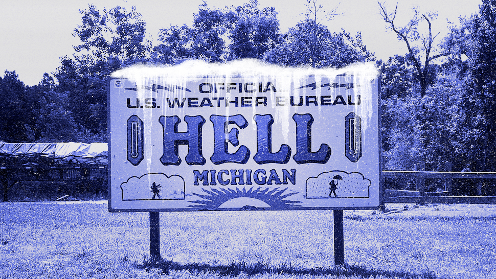When the day is over. Hell, Michigan. When Hell Freezes over. Hell Freezes идиома. Ад Мичиган картинки.