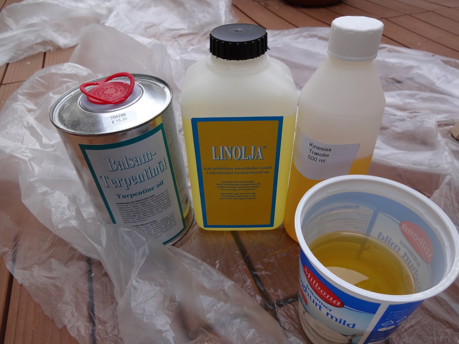 Toolerable: Experiment: Making My Own Cold Bleached Linseed Oil
