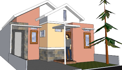Desain Denah Rumah Terbaru - Gambar Denah Rumah - Type 