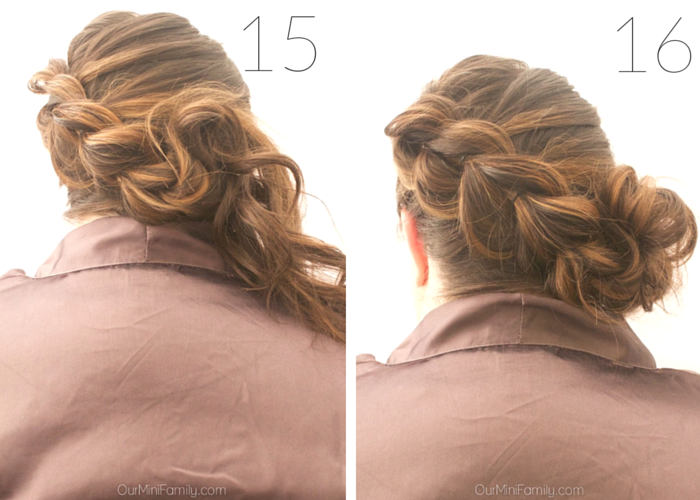 Day By The Pool Pull Through Braid With Side Bun Hair Tutorial