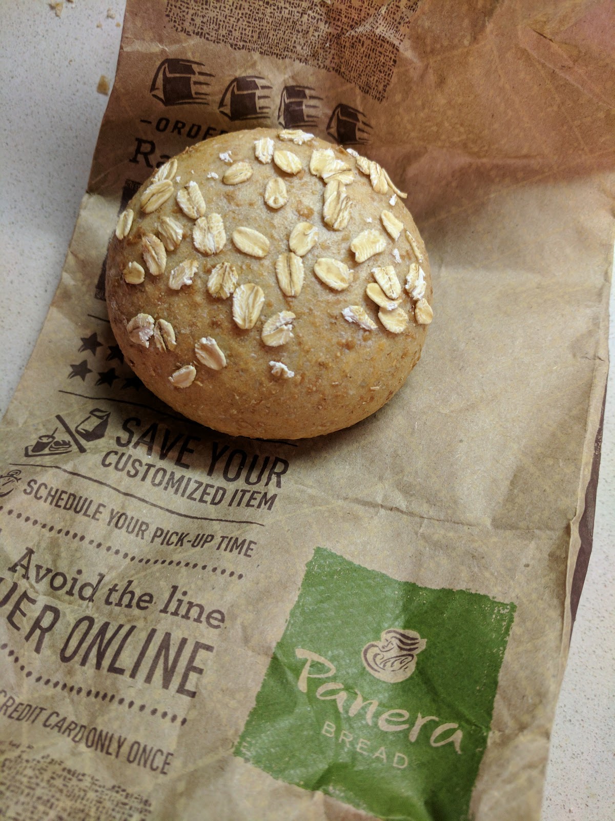 Bagels (and cream cheese) from Panera Bread Julie's Dining Club