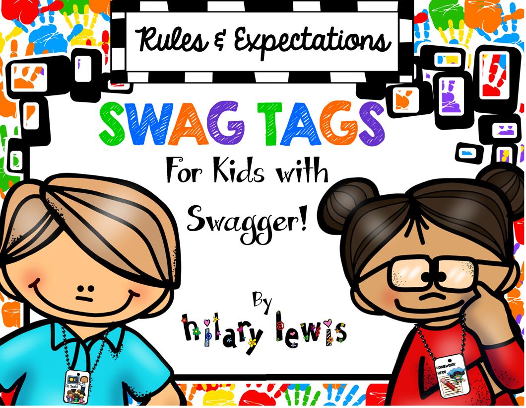 Rockin' Teacher Materials SWAG Tags For Kids with Swagger