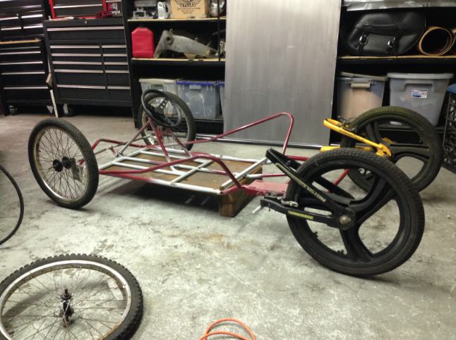 Building A Gravity Race Cart From Scrap Parts - Time Lapse - Rusty ...