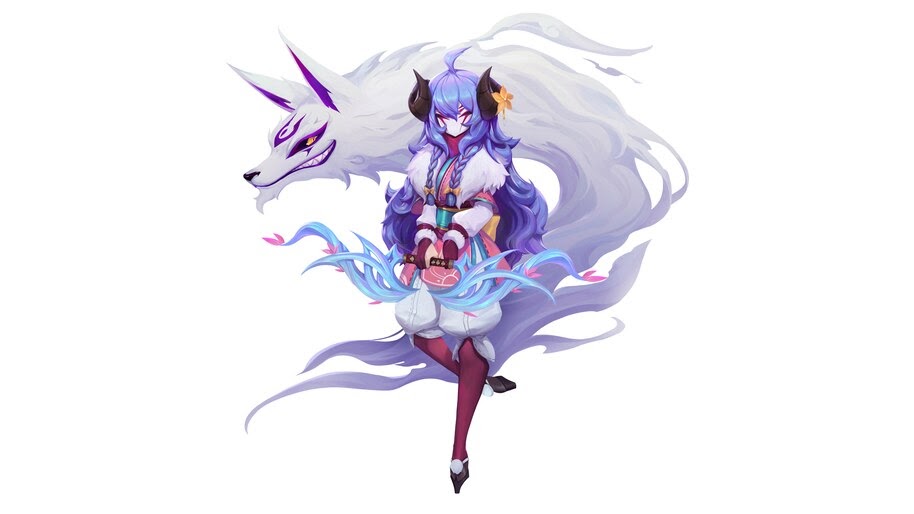 Kindred, Spirit Blossom, LoL, 8K, #7.2332