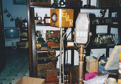 Microfono elettrostatico condensatore Western Electric – 1922 Microfono a nastro B.B.C. AXBT, 1924-1959