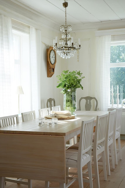 A white country house in Sweden