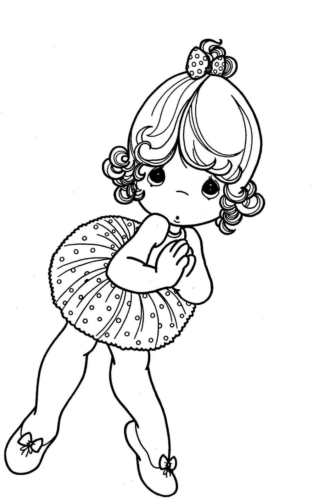 baby ballerina coloring pages - photo #13