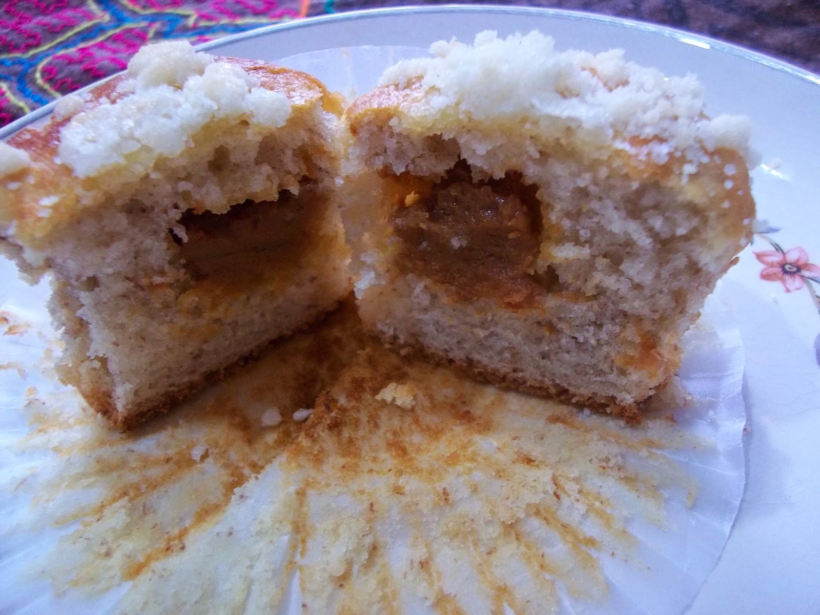 Muffins de banana y dulce de leche, con receta de Ximena Zaenz