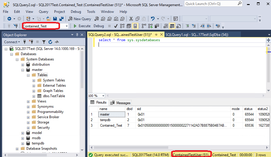 SQL DBA Internals: Contained Databases setup