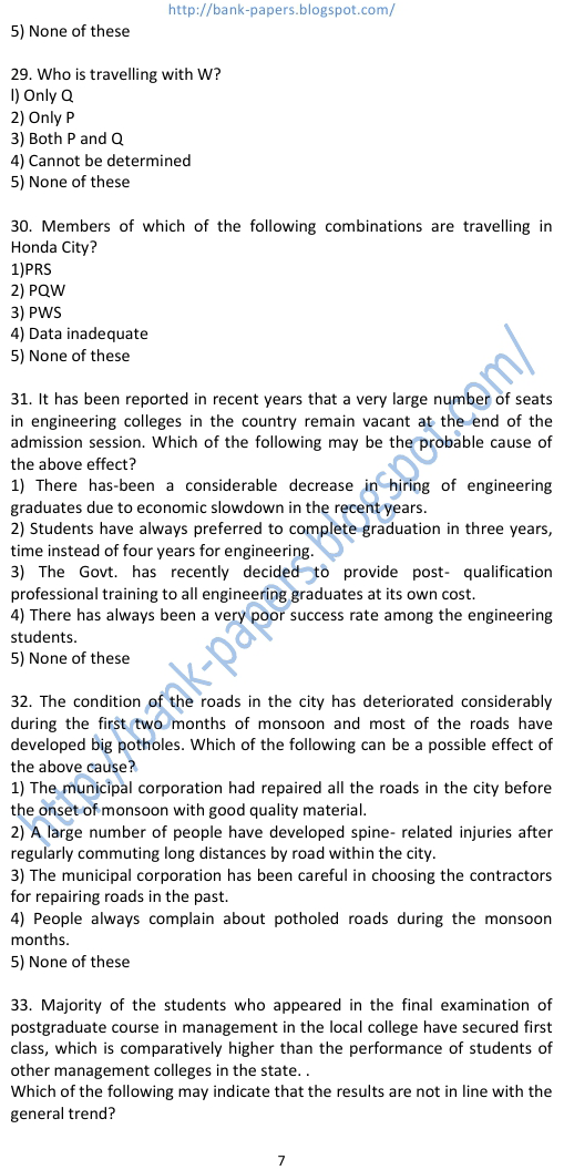 ibps po exam previous question papers