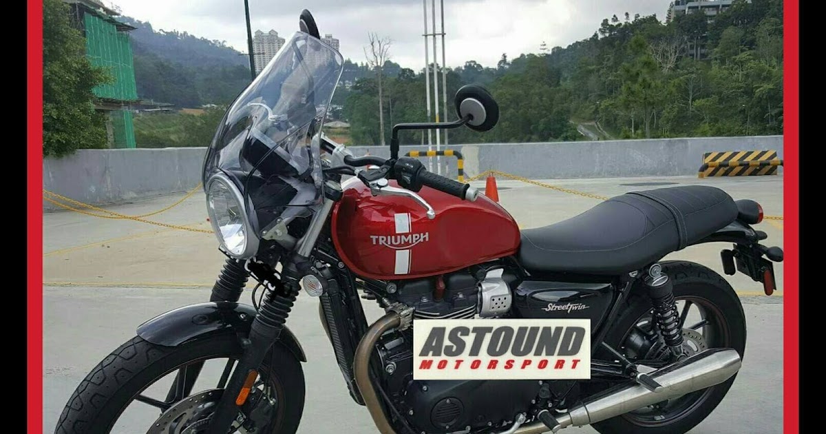 ASTOUND MOTORSPORT PUIG Windshield Plus for Triumph STREET TWIN 2016