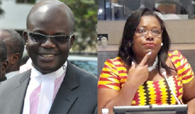 Lawyer Tony Lithur (Left) and Nana Oye Lithur (Right), former minister of state