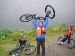 Exhilaration !  Rest stop, Road of Death