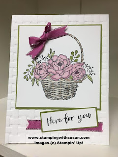 Stampin' Up! Blossoming Basket Bundle Stampin' Blends Marker