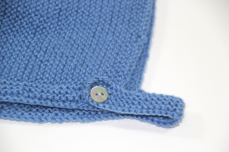 DIY Tejer Bebé: Cómo hacer capota de punto con dos agujas