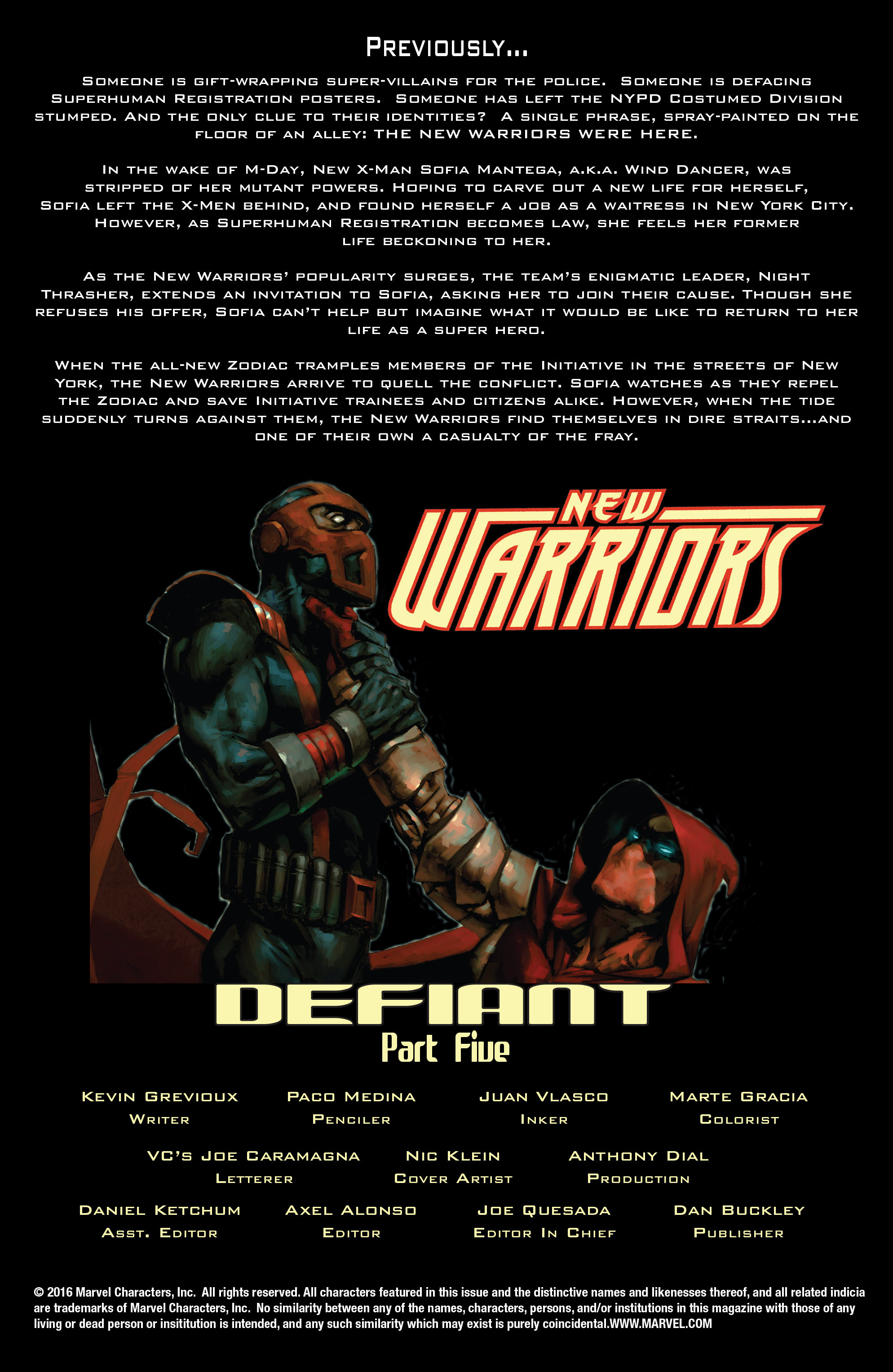 Read online New Warriors (2007) comic -  Issue #5 - 2