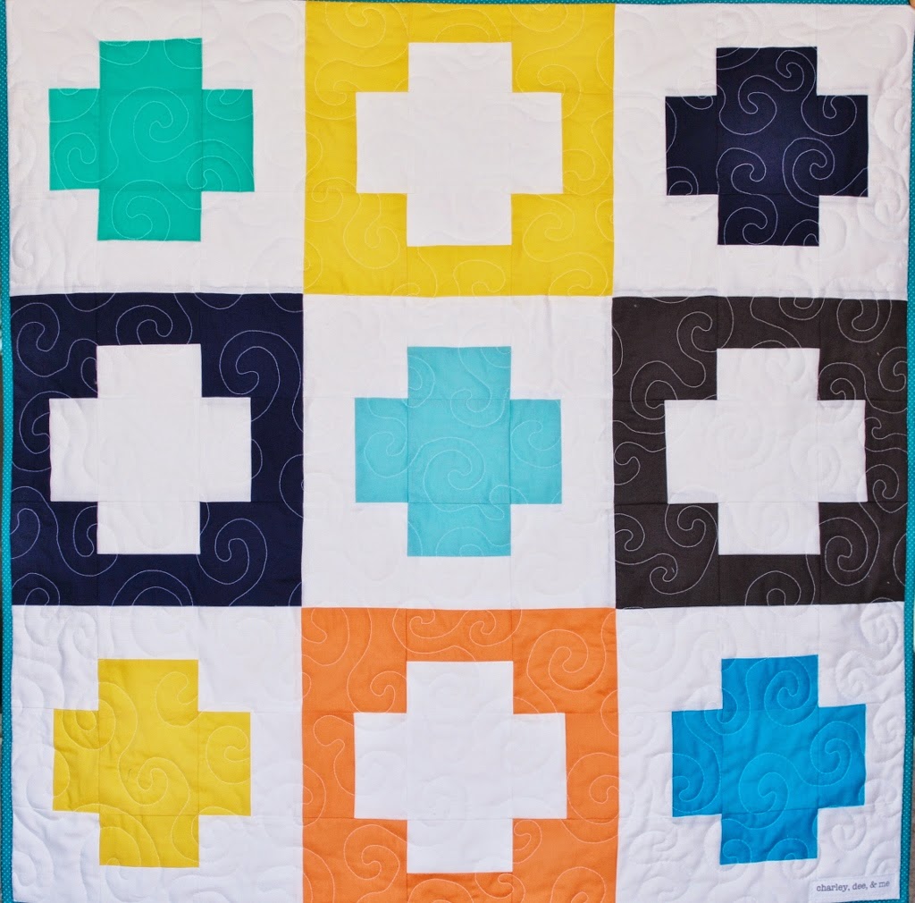 Finished Greek Cross Quilt