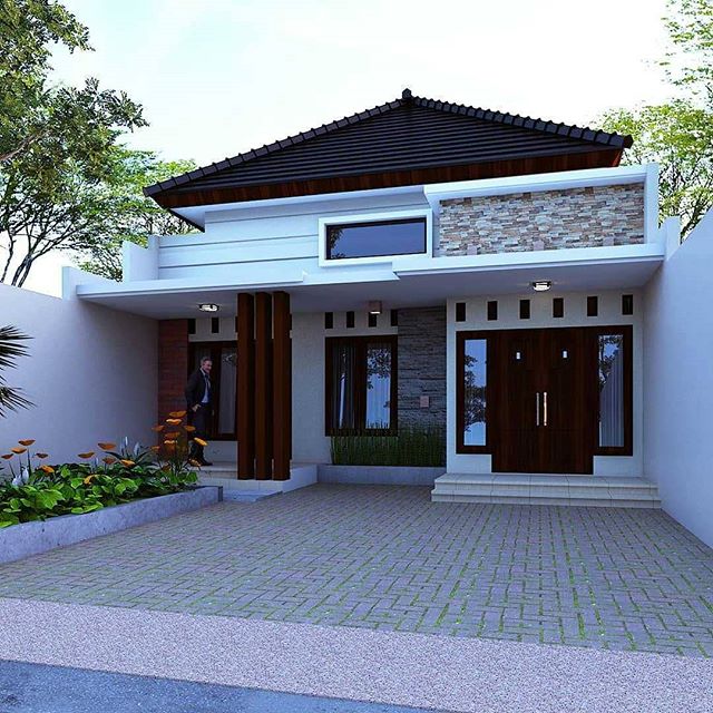 Model Rumah Cantik Sederhana Di Lingkungan Daerah Jakarta - desainer ...