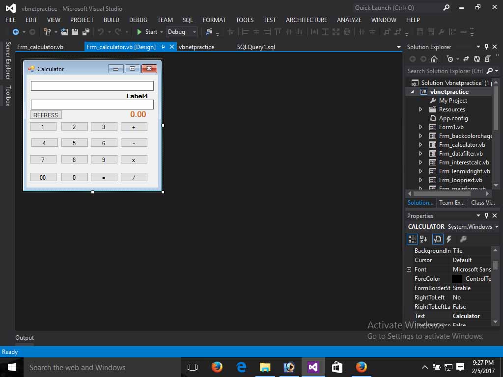 Visual Basic Codes Simple Calculator Program Useful to Beginners