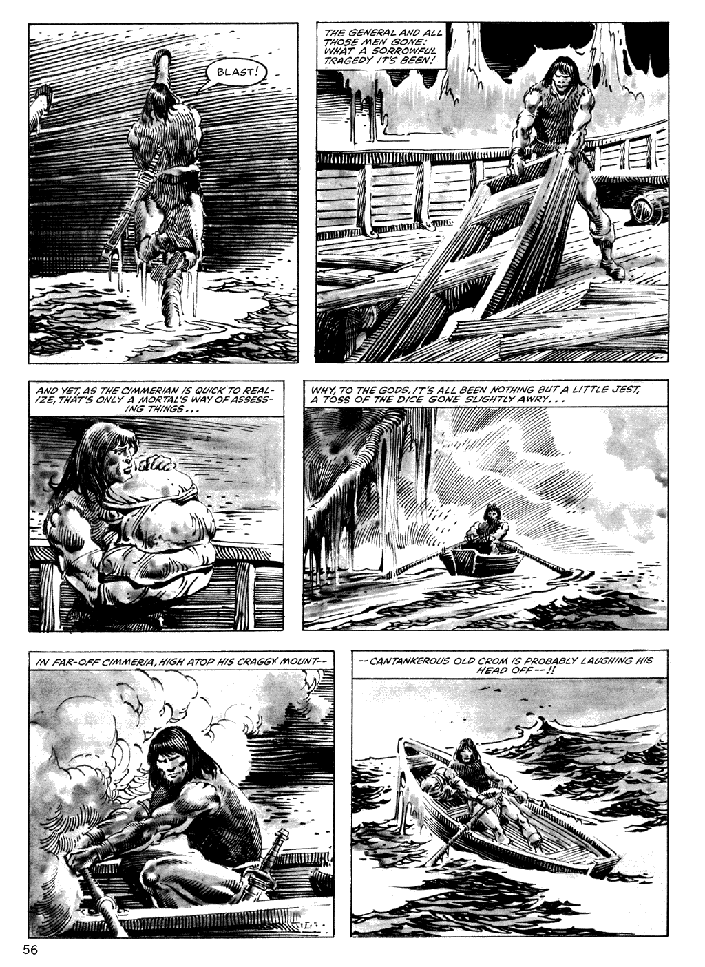 Read online The Savage Sword Of Conan comic -  Issue #101 - 56