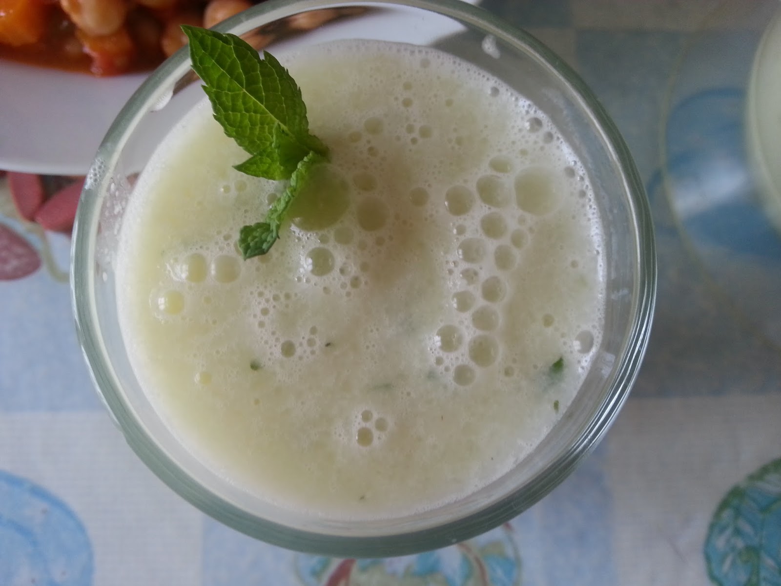 Rosita en la Cocina GAZPACHO DE PEPINO Y MELÓN